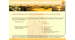 Desktop Screenshot of barbara-schoepf.de